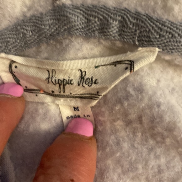 Hippy Rose 🥀 Lightweight Cropped Hoodie - Picture 6 of 8